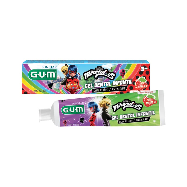 Gel Dental Infantil Gum Miraculous 50g