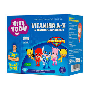 VITATOON POLIVITAMÍNICO 2G SABOR MORANGO 30 GOMAS