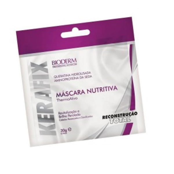 Creme de tratamento Bioderm Kerafix nutritiva sachê 30g