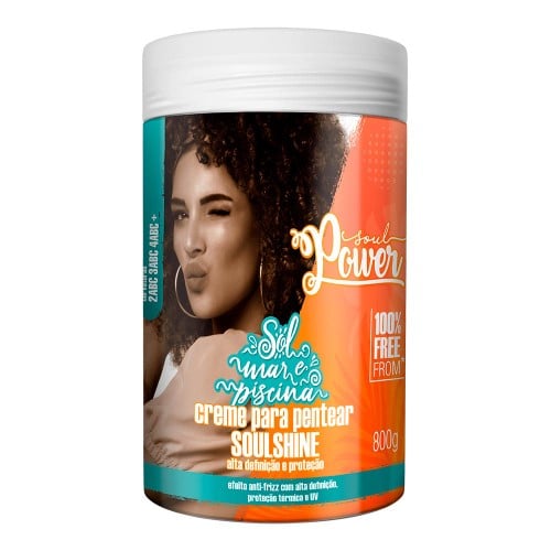 Creme para Pentear Soul Power Sol, Mar e Piscina 800g