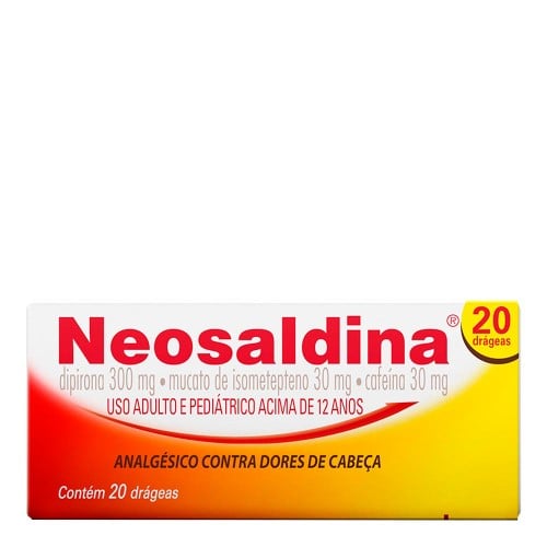 Analgésico Neosaldina 20 drágeas