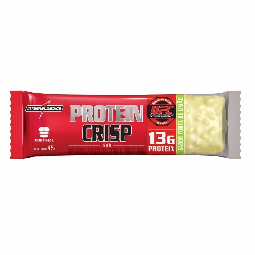 Barra De Proteína Protein Crisp Torta De Limão 45g 1 unidade