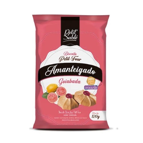 Biscoito Amanteigado Petit Sablé Goiabada 120G