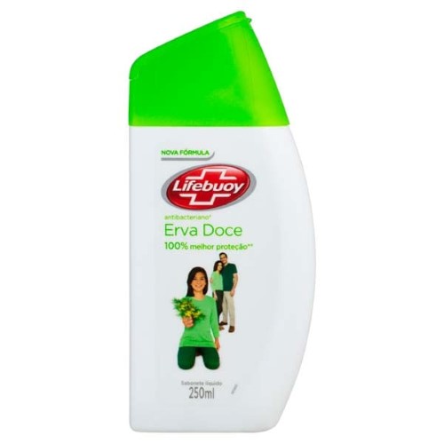 Sabonete Líquido Lifebuoy Nature/Erva Doce - 250ml