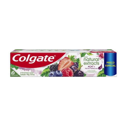 Creme Dental Colgate Natural Açai 140g