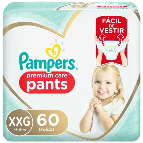 Fralda Pampers Premium Care Top Pants XXG 60 unidades