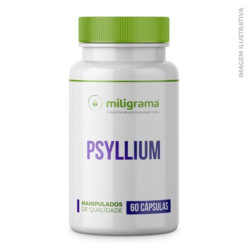 Psyllium 500mg 60 Cápsulas