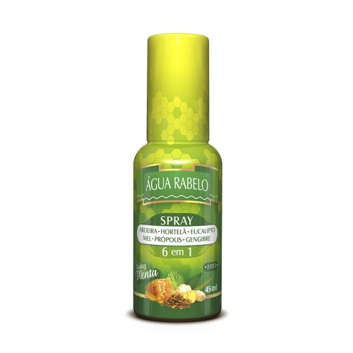 Spray Bucal Aromatizante Água Rabelo 6 em 1 Menta 45ml