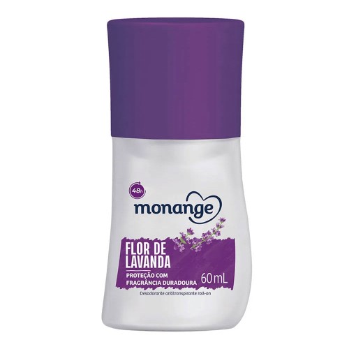 Desodorante Monange Flor de Lavanda Roll-On com 60ml