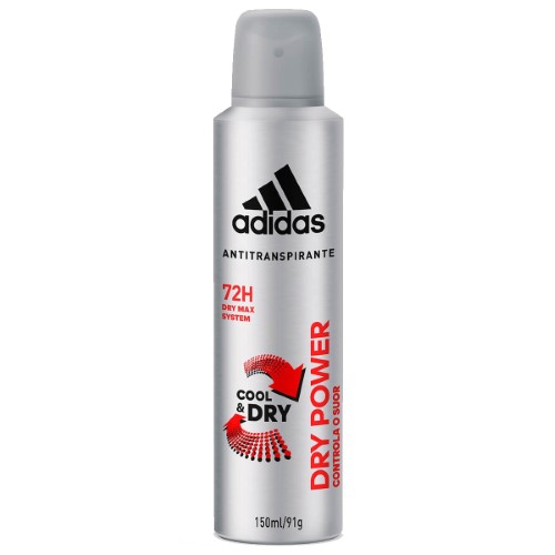 Desodorante Aerosol Adidas Adipower 72h Masculino com 150ml