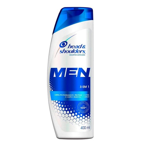 Shampoo De Cuidados Com A Raíz Head & Shoulders Men 3 Em 1 400ml