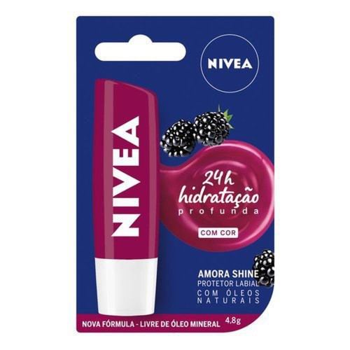 Hidratante Labial Nivea Amora Shine com 4,8g