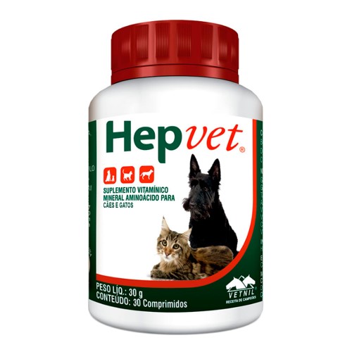 Hepvet 30 Comprimidos