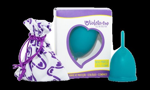 Coletor Menstrual Violeta Cup - Verde Tipo B