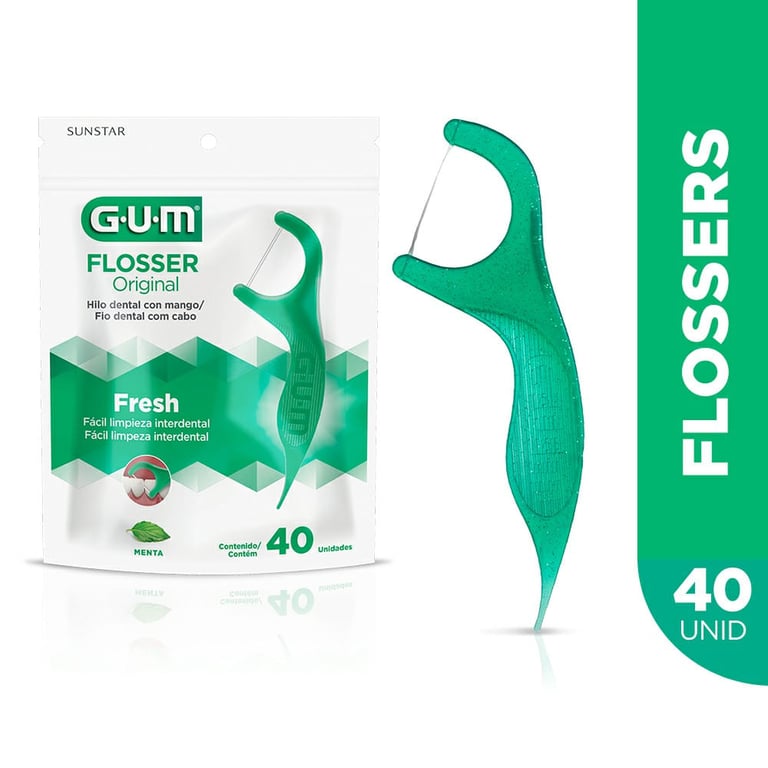 Mini Flosser Gum Original 40 unidades