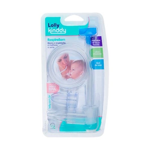 Aspirador Nasal Lolly Kinddy RespiraBem 1 Unidade