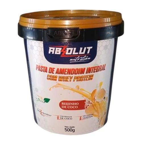 Pasta de Amendoim Absolut Nutrition Beijinho de Coco 500g