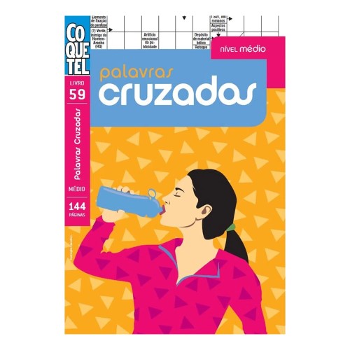 Revista Coquetel Palavras Cruzadas Nível Médio