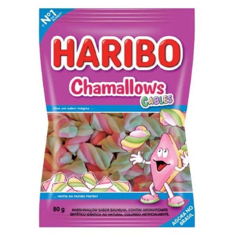 Marshmallow Haribo Chamallows Cables 80g