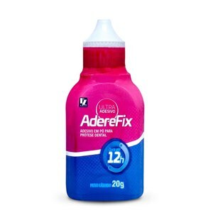 Fixador de Prótese AdereFix Ultra Adesivo original, em pó com 20g