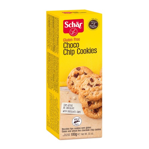 Biscoito Schär Choco Chip Cookie 100g