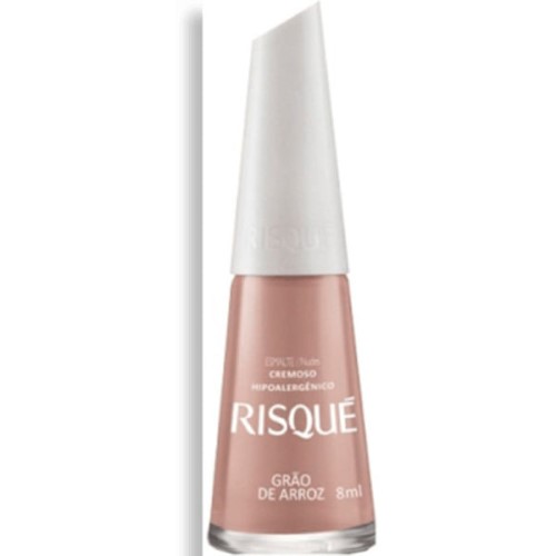 Esmalte Risque Cremosa Grao Arroz 8Ml - Risque