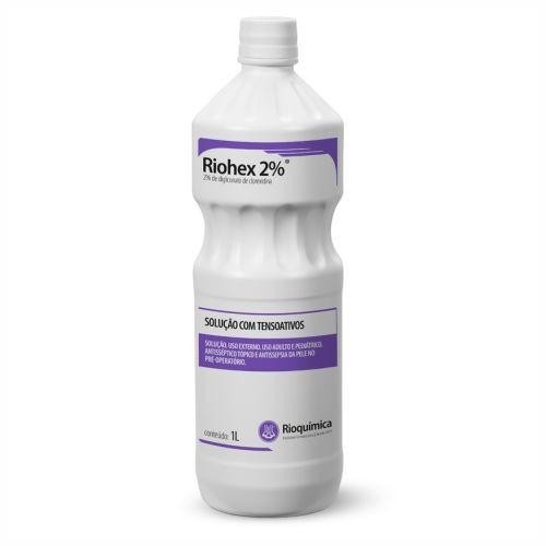 Riohex 2% com Tensoativo 1L - Rioquímica