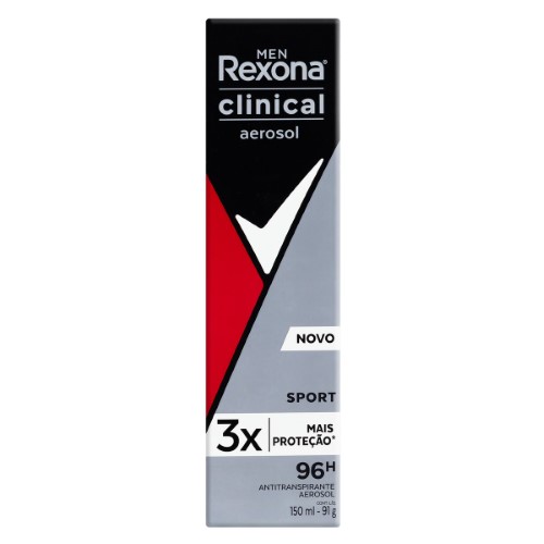 Desodorante Rexona Men Clinical Aerosol Sports 150ml