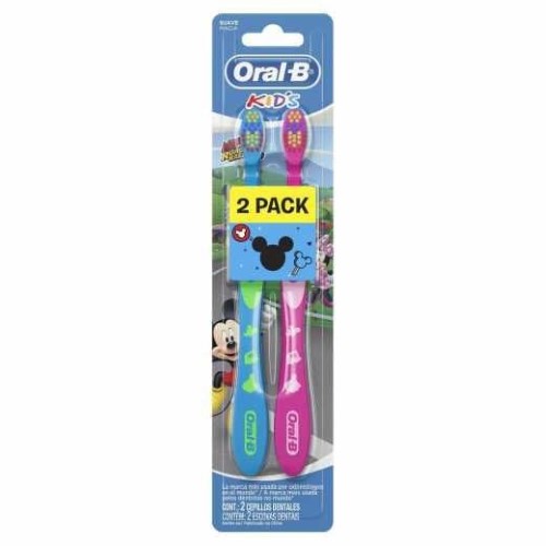 Escova Dental Infantil Oral-B Mickey 2 Unidades