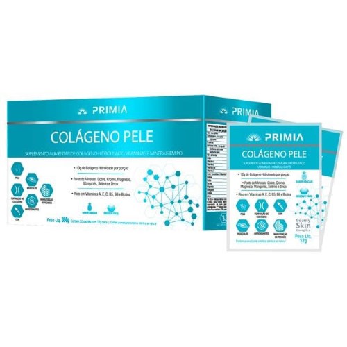 Primia Colágeno Pele 30 Saches Catarinense