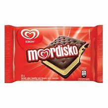 Sorvete Kibon Mordisko Baunilha com Biscoito sabor Chocolate 65g