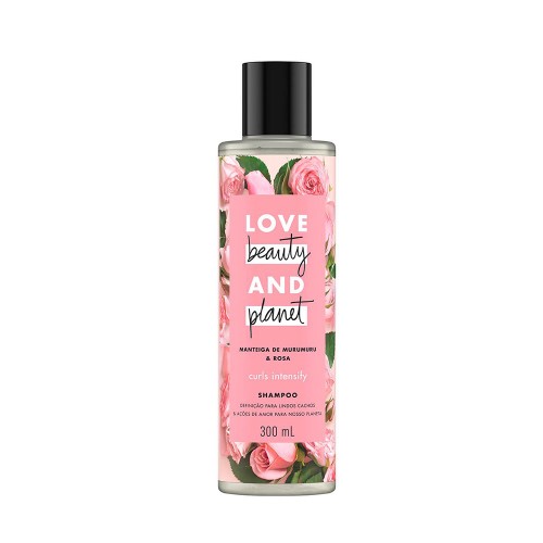 Shampoo Love Beauty and Planet Curls Intensify Manteiga de Murumuru & Rosa 300ml