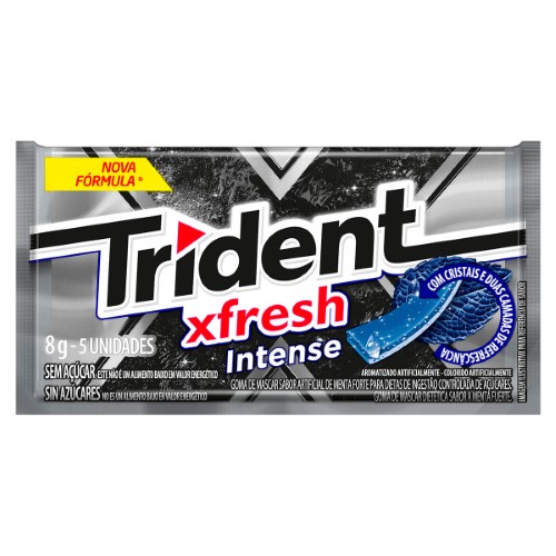 Goma De Mascar Trident Fresh Intense 8G 5Un - Trident