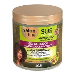 Gel Definidor Revitalizador de Cachos Salon Line S.O.S Cachos Azeite de Oliva 550g