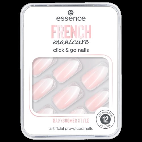 Unhas Postiças Essence French Manicure Click & Go 