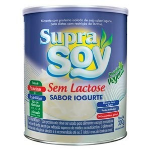 Alimento em Pó SupraSoy Sem Lactose Sabor Iogurte - 300g