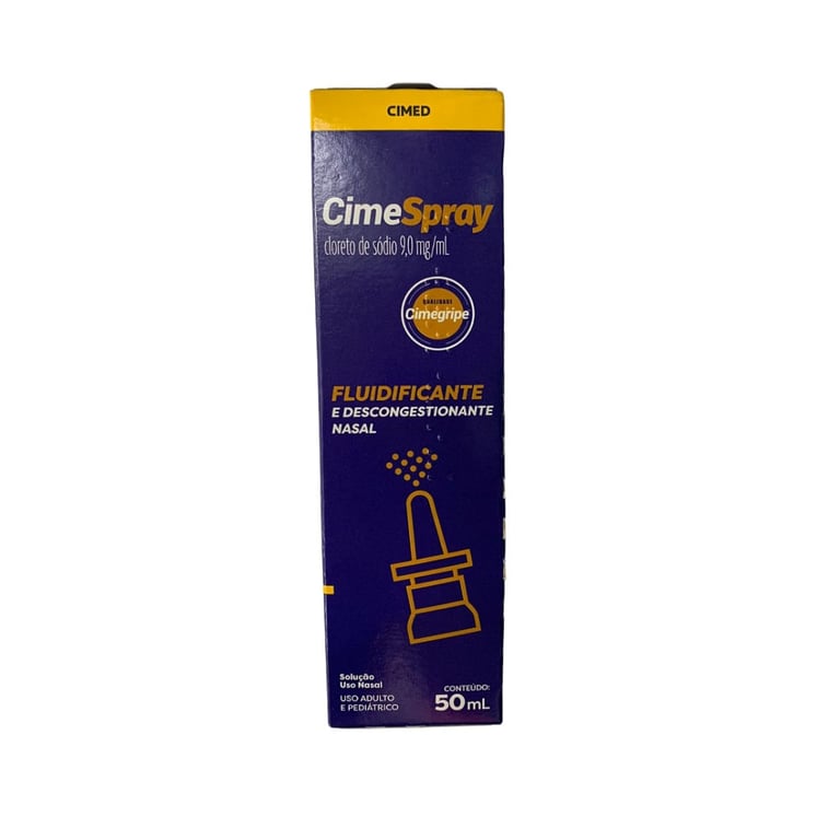 Cimespray cloreto de sódio 0,9mg/ml spray 50ml