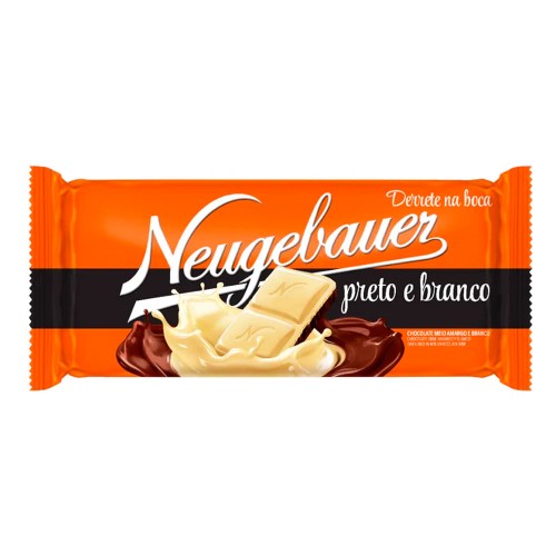 Chocolate Preto/Branco Neugebauer 90G