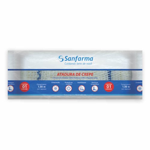 Atadura Sanfarma Crepe 10X1,80