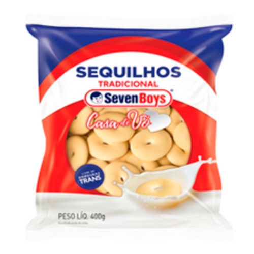 Biscoito Seven Boys Sequilhos 400g