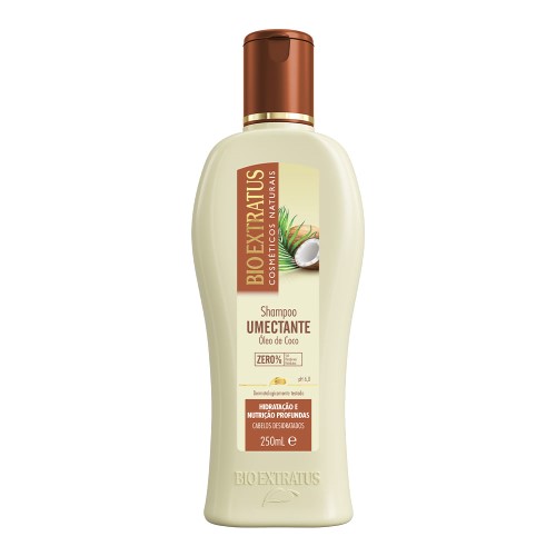 Shampoo Umectante Bio Extratus Óleo de Coco com 250ml