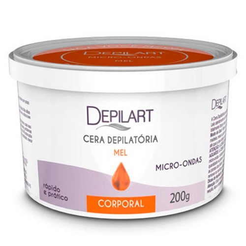 Cera Depilatória Corporal Depilart Mel 200g