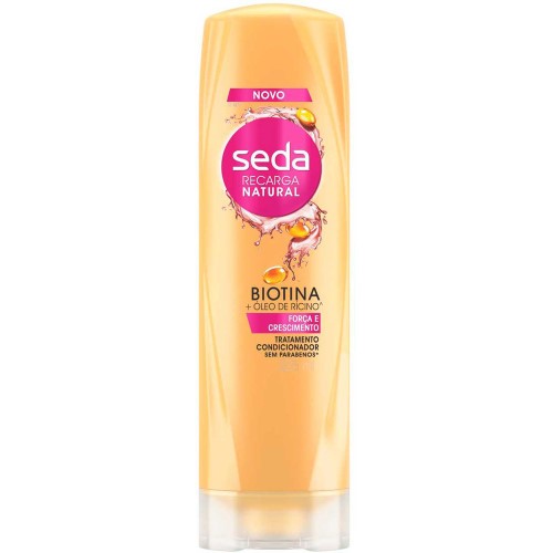 Condicionador Seda Recarga Natural Bambu + Biotina com 325ml