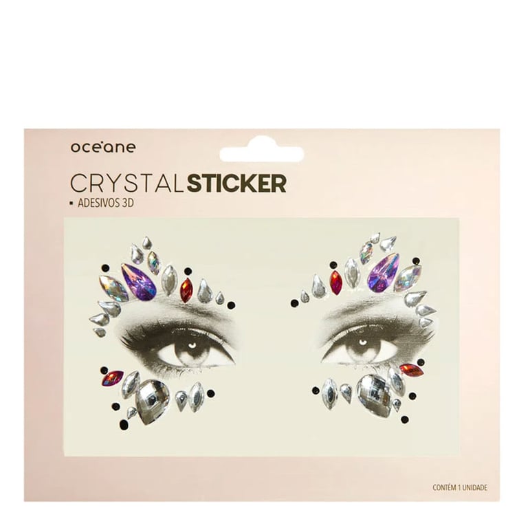 Adesivo Facial Océane - Crystal Sticker 3D S3