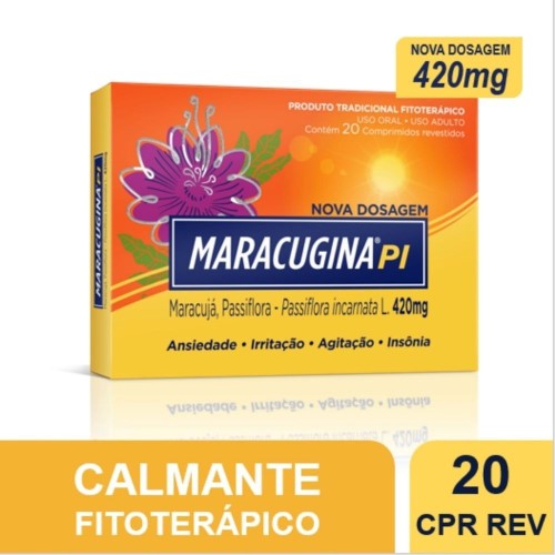 Maracugina PI 420mg 20 Comprimidos