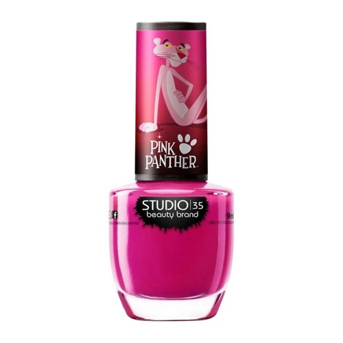 Esmalte Studio 35 Pantera Cor de Rosa Cor Misteriosa 9ml