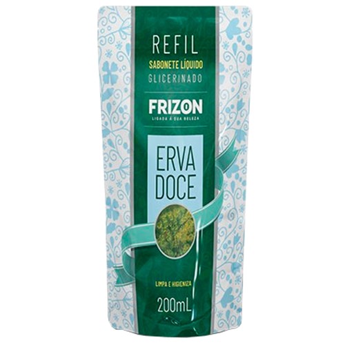 Sabonete Liquido Frizon Erva Doce Refil 200ml