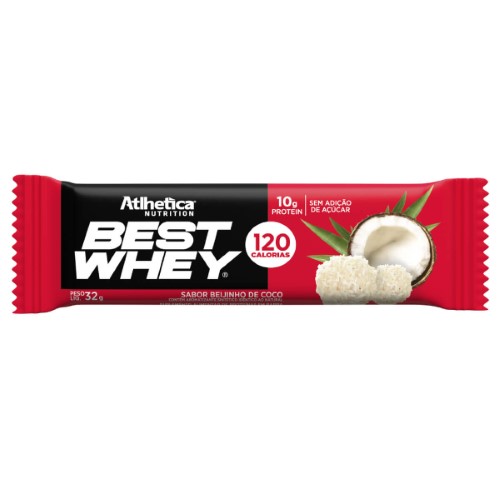 Barra de Proteína Best Whey Atlhetica Nutrition Beijinho de Coco 32g