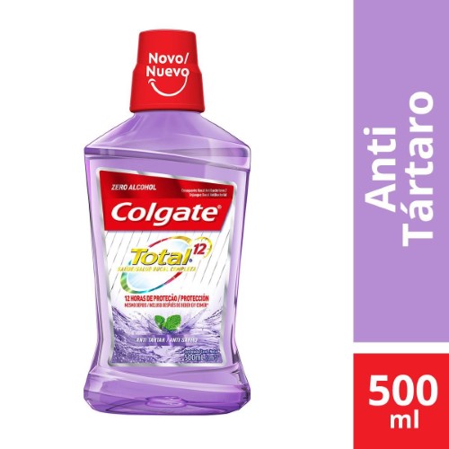 Enxaguante Bucal Colgate Total 12 Anti tartar 500ml