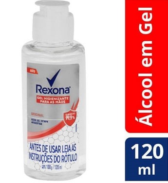 Gel Rexona Hig Maos Original 120Ml